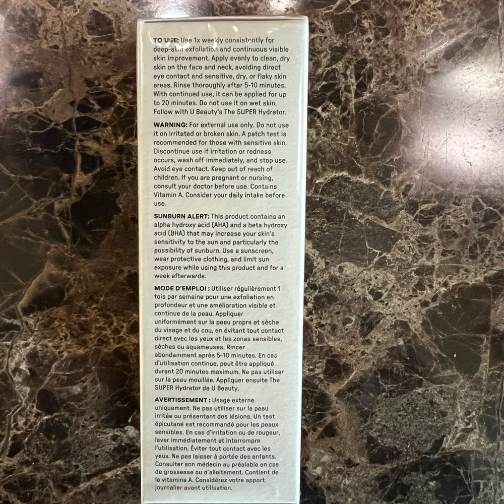 U BEAUTY RESURFACING FLASH PEEL NIB - Picture 4 of 6